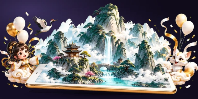江山美景画